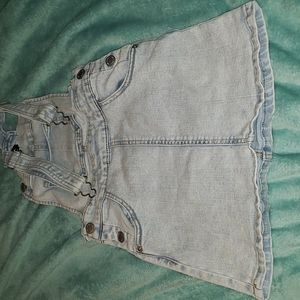 Overall jean dress